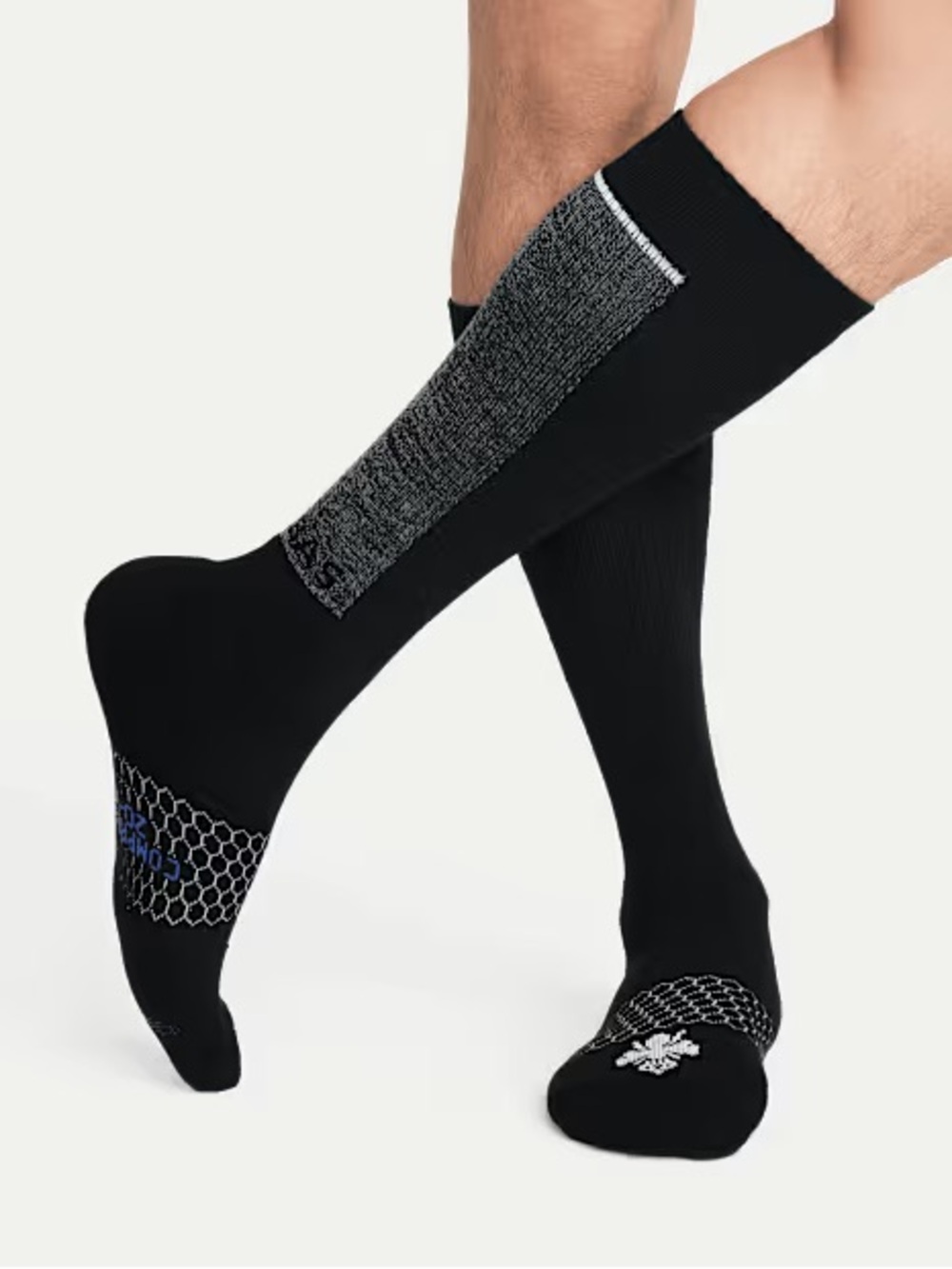 BOMBAS PERFORMANCE COMPRESSION KNEE HIGH SOCK 3-PACK (20-30MMHG) - Picture 6 of 10